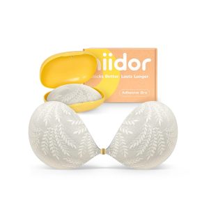 Patterned Magnetic Clasp Adhesive Bra