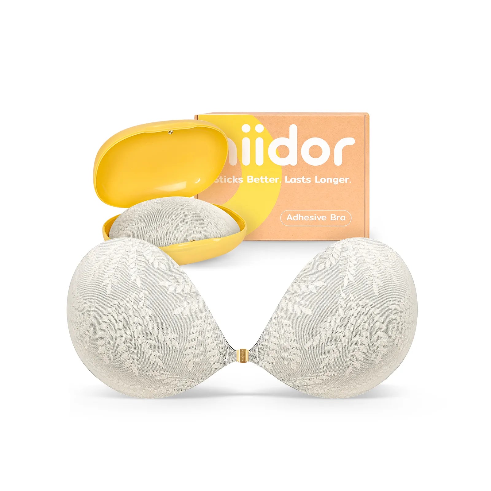 Patterned Magnetic Clasp Adhesive Bra