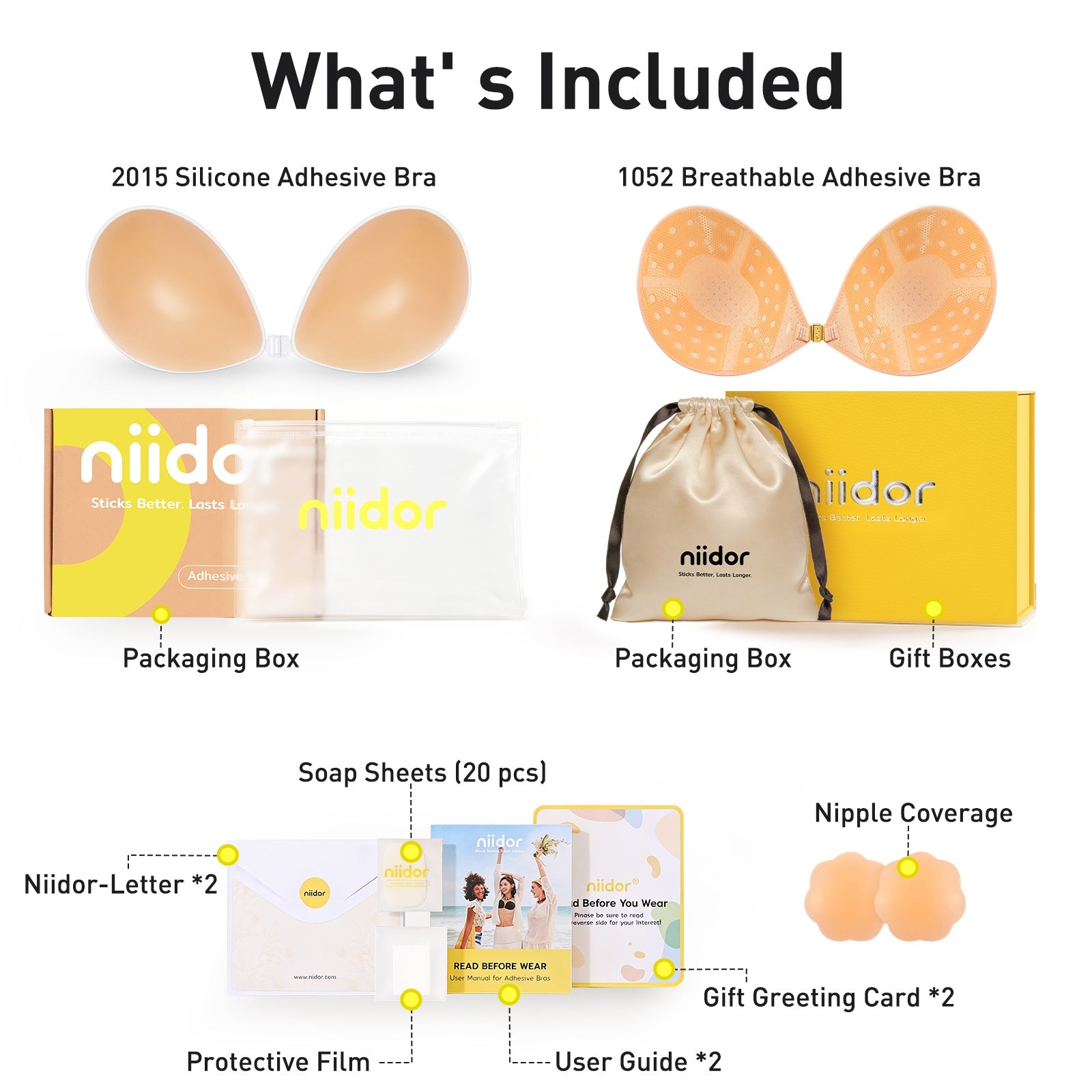 Breathable Silicone Bra Set - Image 2