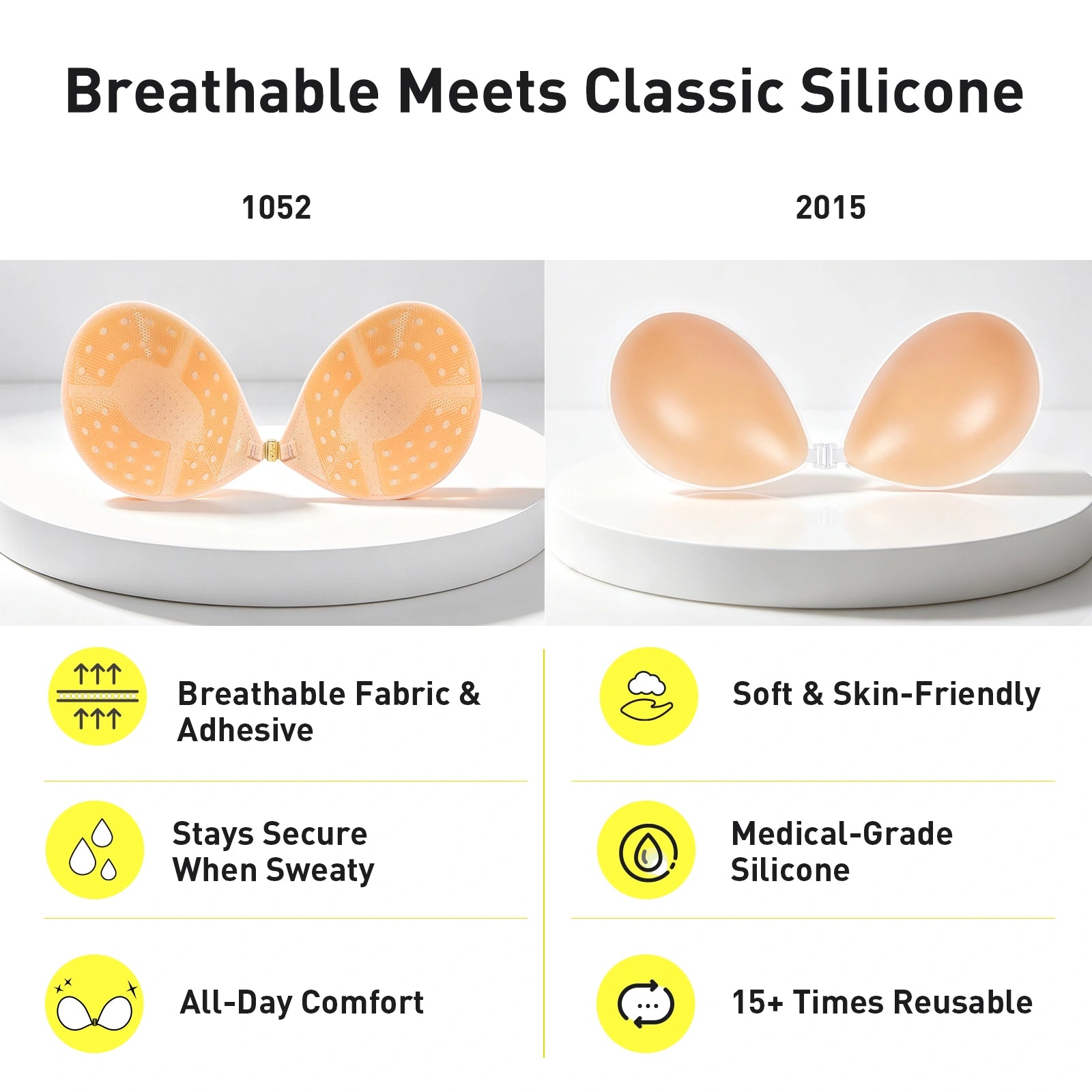 Breathable Silicone Bra Set - Image 3