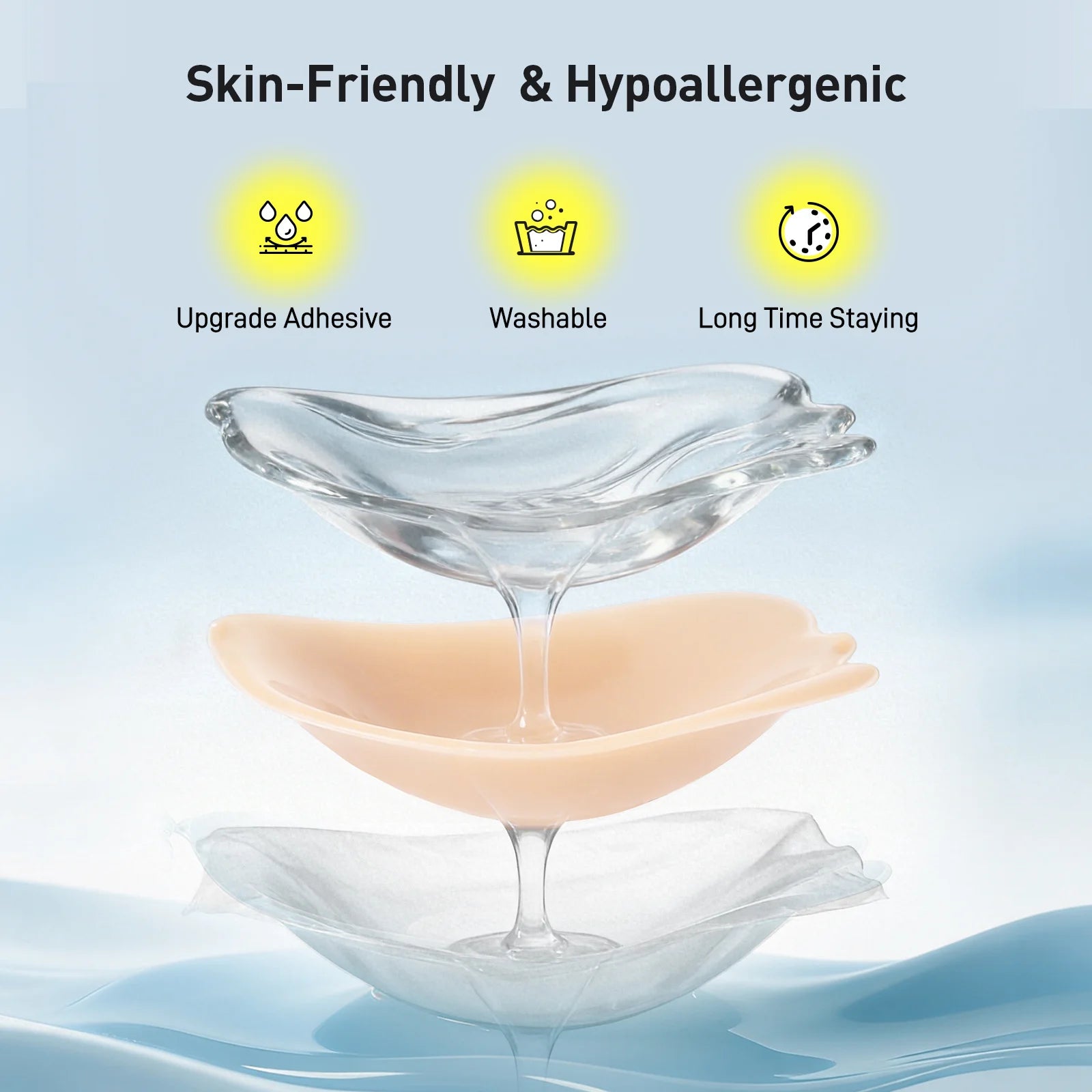 Winged Silicone Adhesive Bra - Image 3