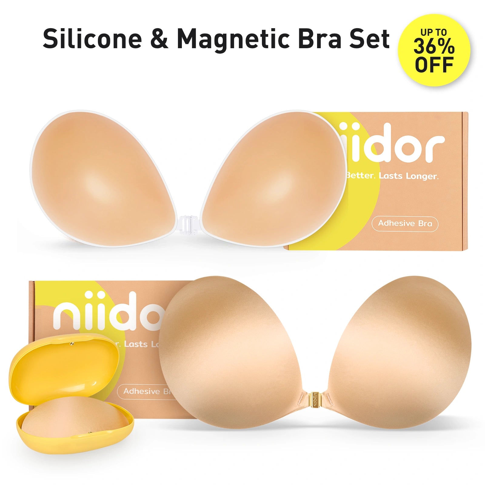 Niidor Silicone & Magnetic Bra Set - Image 12