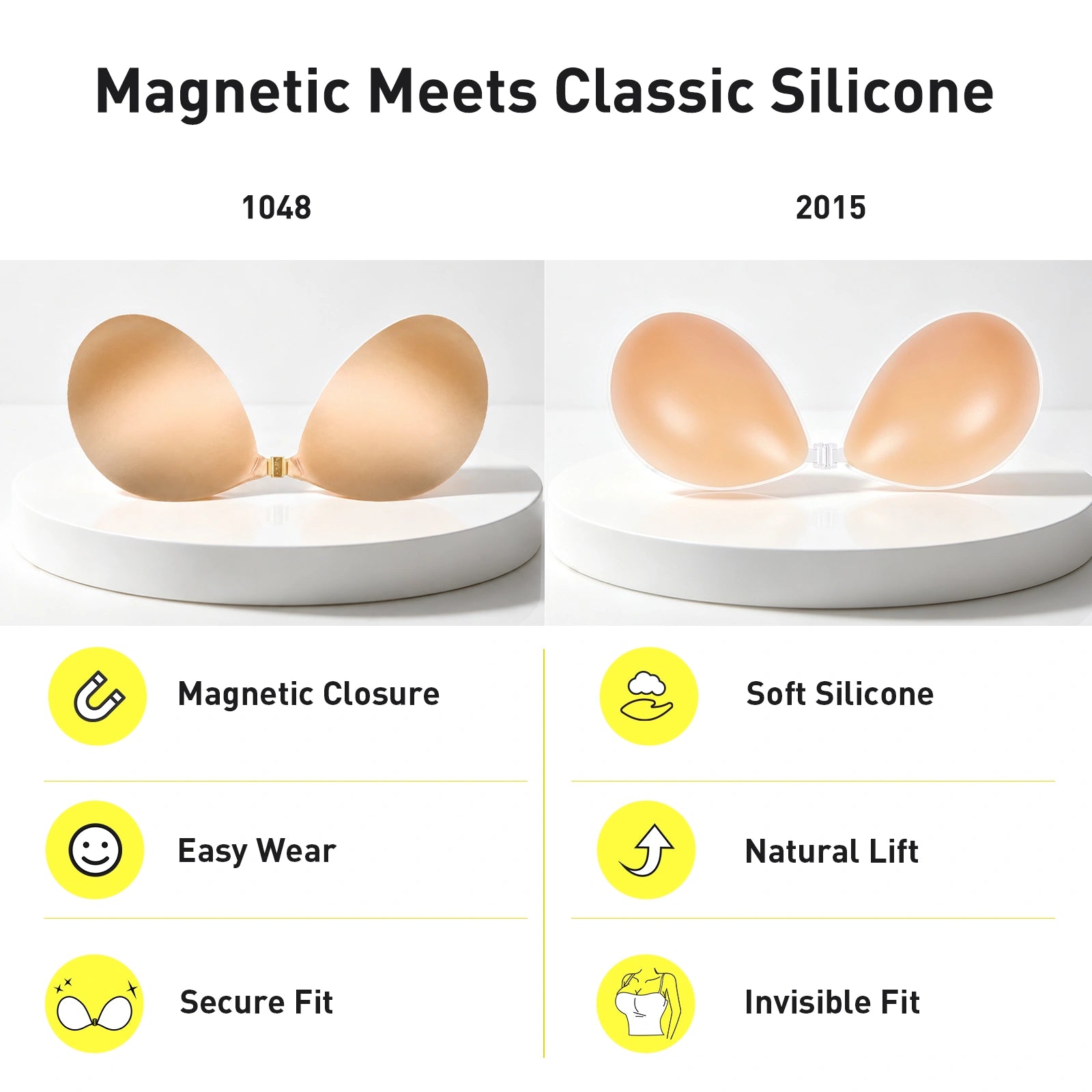 Niidor Silicone & Magnetic Bra Set - Image 3