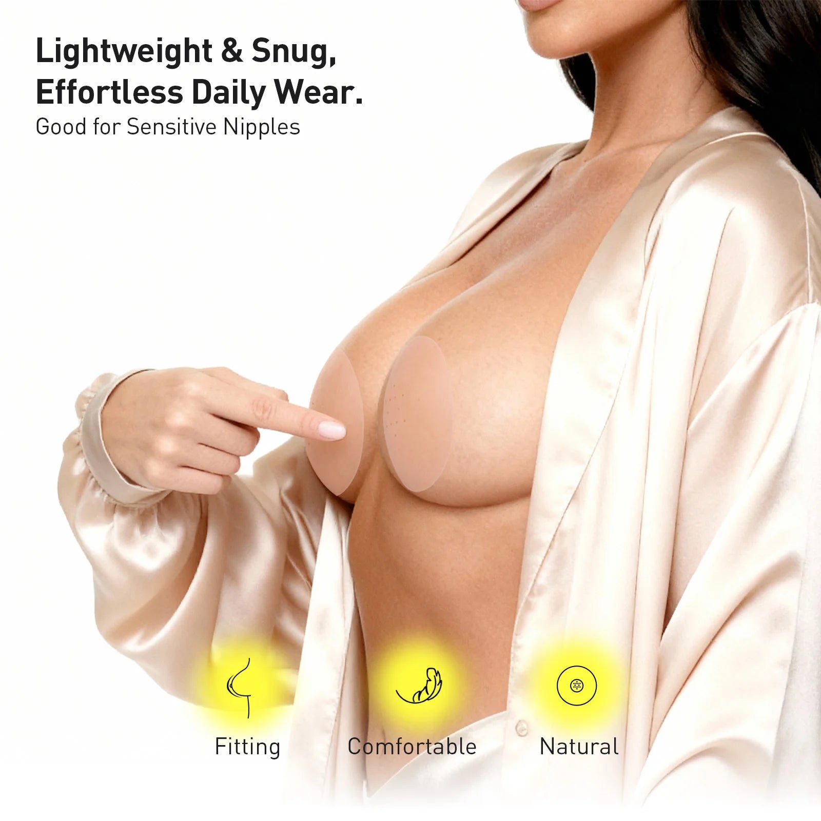 Niidor Round Breathable Nipple Covers - Image 2