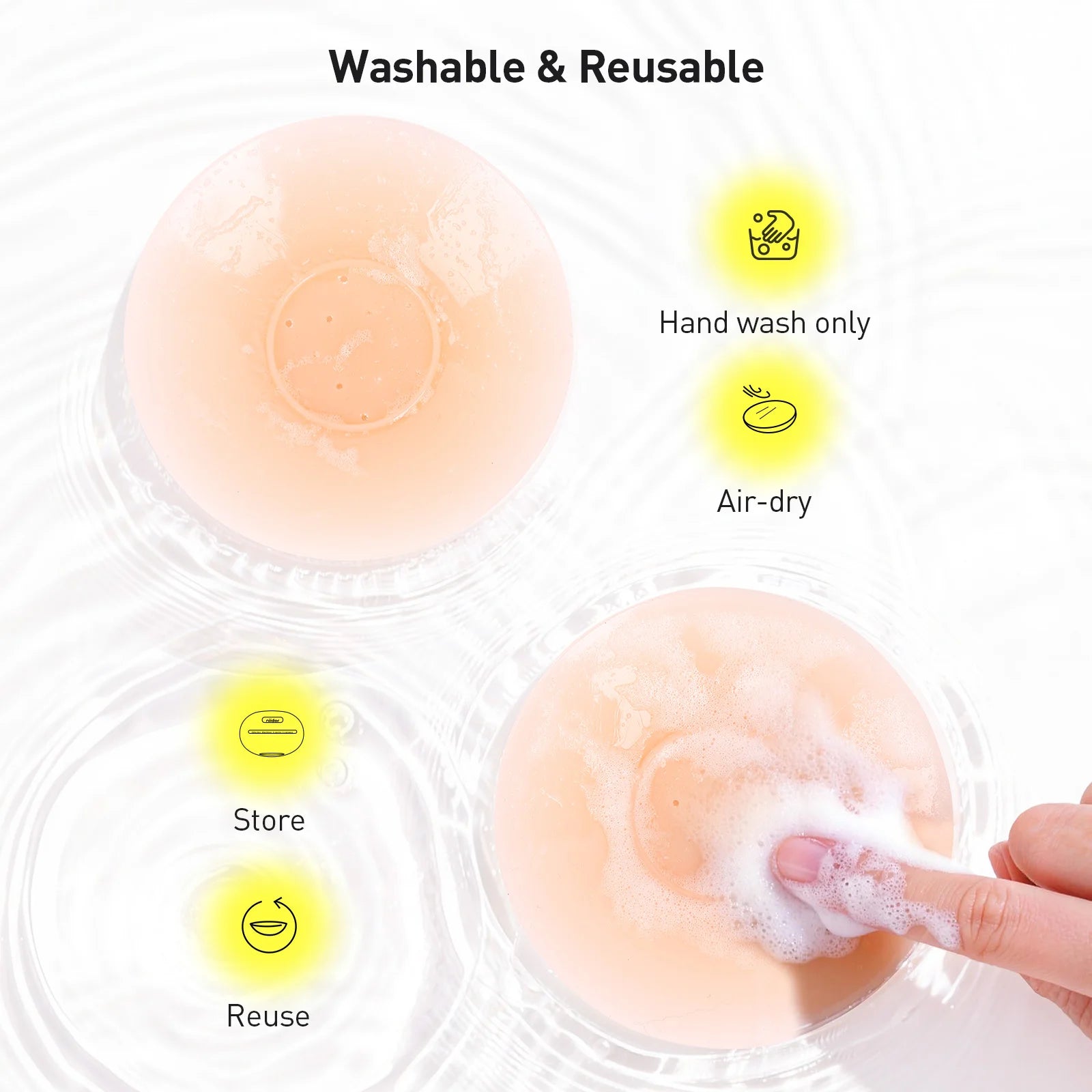 Niidor Round Breathable Nipple Covers - Image 6