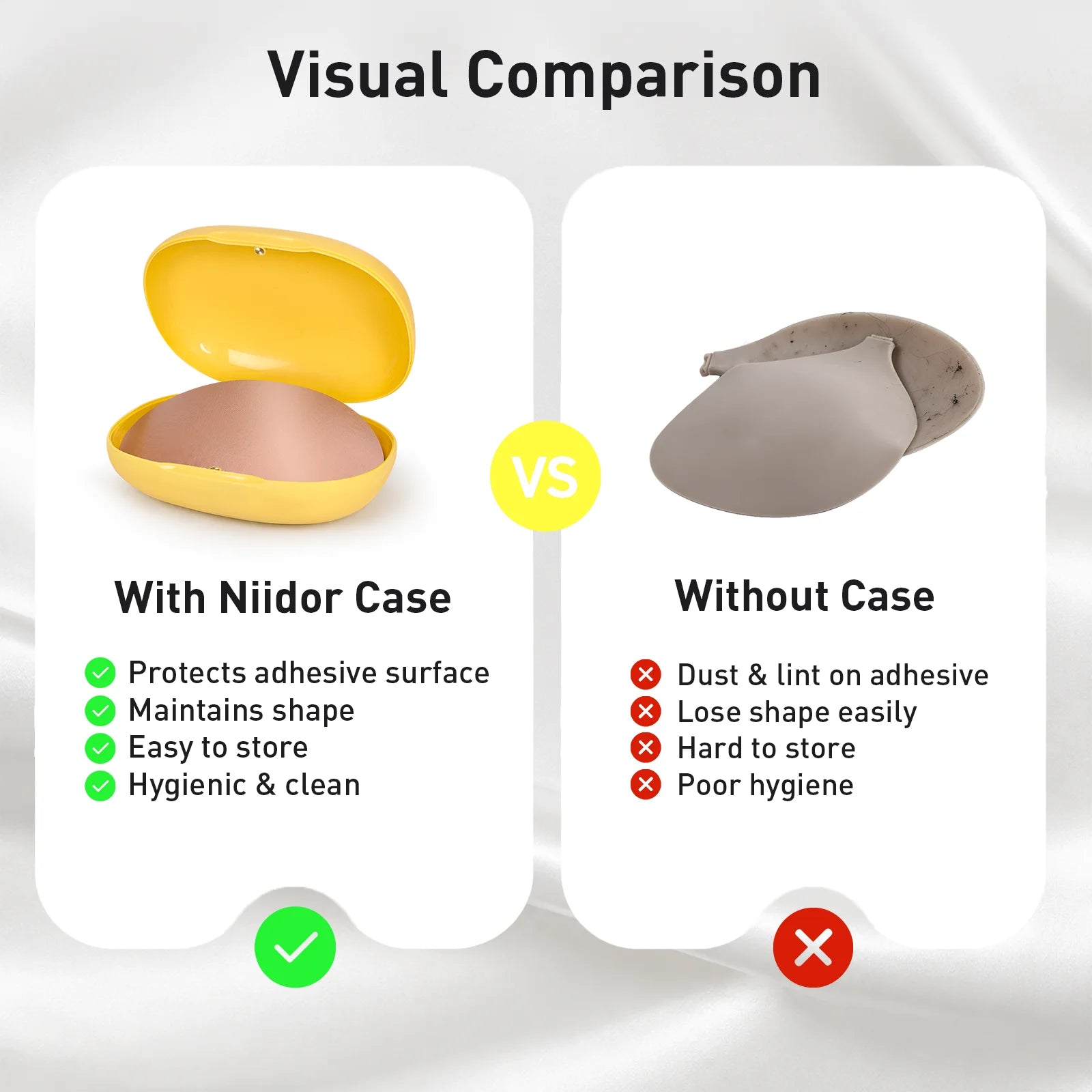 Niidor Magnetic Adhesive Bra Storage Case - Image 2